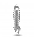 SONO Nº32 PENIS SLEEVE WITH EXTENSION TRANSPARENT