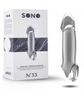 SONO Nº33 PENIS SLEEVE WITH EXTENSION TRANSPARENT