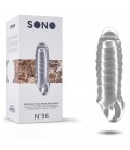 SONO Nº36 PENIS SLEEVE WITH EXTENSION TRANSPARENT