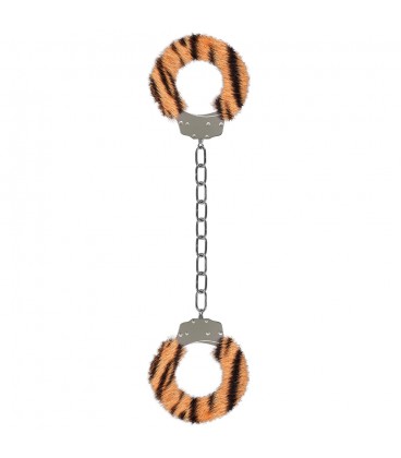 FURRY ANKLE CUFFS TIGER