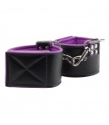 OUCH! REVERSIBLE WRIST CUFFS PURPLE AND BLACK