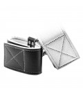 OUCH! REVERSIBLE WRIST CUFFS WHITE AND BLACK