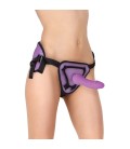 OUCH! DELUXE SILICONE STRAP-ON 8" PURPLE