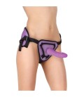 STRAP-ON OUCH! DELUXE SILICONE 8" MORADO