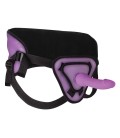 OUCH! DELUXE SILICONE STRAP-ON 8" PURPLE