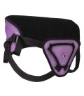 STRAP-ON OUCH! DELUXE SILICONE 8" MORADO
