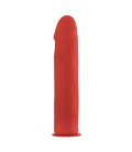 STRAP-ON OUCH! DELUXE SILICONE 20,5CM ROJO