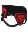 STRAP-ON OUCH! DELUXE SILICONE 20,5CM VERMELHO