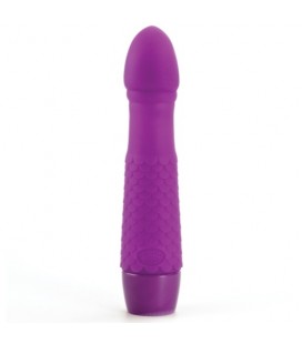 VIBRADOR BRIGIT ROXO EMBALAGEM BRANCA