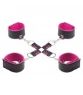ALGEMAS HOGTIE OUCH! REVERSIBLE HOGTIE ROSA E PRETAS