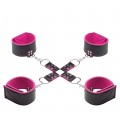 ALGEMAS HOGTIE OUCH! REVERSIBLE HOGTIE ROSA E PRETAS