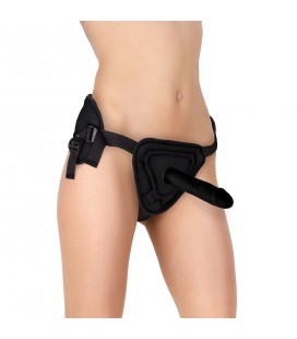 STRAP-ON OUCH! DELUXE SILICONE 20,5CM PRETO