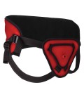 STRAP-ON OUCH! DELUXE SILICONE 25,5CM VERMELHO