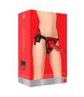 OUCH! DELUXE SILICONE STRAP-ON 25,5CM RED