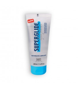 HOT™ SUPERGLIDE WATERBASED LUBRICANT 200ML