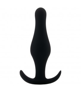 BUTT PLUG WITH HANDLE BLACK SMALL