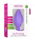 BUTT PLUG WITH HANDLE PURPLE SMALL