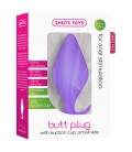 PLUG ANAL BUTT PLUG COM PEGA ROXO PEQUENO