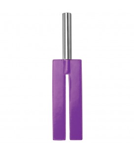 AZOTADOR OUCH! LEATHER SLIT PADDLE MORADO