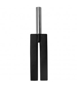 PALMATÓRIA OUCH! LEATHER SLIT PADDLE PRETA