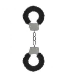 ALGEMAS COM PELUCHE PLEASURE FURRY HANDCUFFS PRETAS