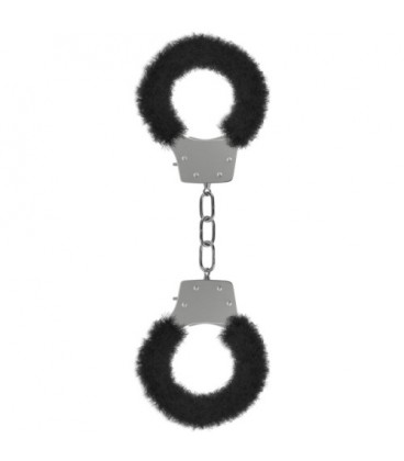 ALGEMAS COM PELUCHE PLEASURE FURRY HANDCUFFS PRETAS