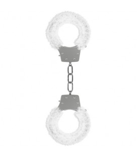 ALGEMAS COM PELUCHE PLEASURE FURRY HANDCUFFS BRANCAS