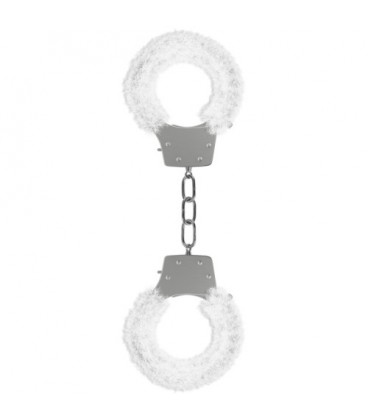 ALGEMAS COM PELUCHE PLEASURE FURRY HANDCUFFS BRANCAS