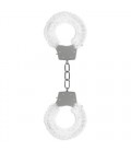 ALGEMAS COM PELUCHE PLEASURE FURRY HANDCUFFS BRANCAS