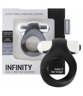 ANEL PARA O PÉNIS INFINITY SINGLE VIBRATING COCKRING PRETO