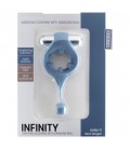 ANILLO PARA EL PENE INFINITY WITH DANGLING BALL AZUL