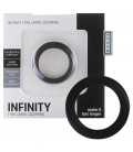 ANEL PARA O PÉNIS INFINITY THIN LARGE COCKRING PRETO