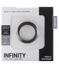 ANEL PARA O PÉNIS INFINITY THIN LARGE COCKRING PRETO