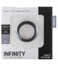 INFINITY THIN LARGE COCKRING BLACK