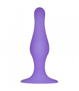 BUTT PLUG WITH SUCTION CUP PURPLE MEDIUM