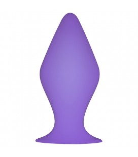 BUTT PLUG WITH SUCTION CUP PURPLE SMALL