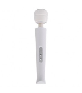 MASAGEADOR CON CARGADOR USB CANDY PIE MAGIC WAND BLANCO