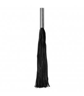 CHICOTE OUCH! LEATHER WHIP METAL PRETO