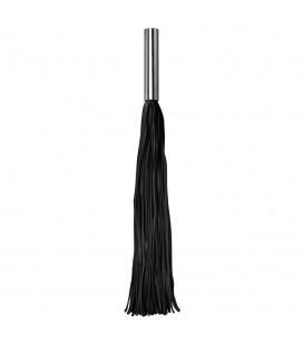 OUCH! LEATHER WHIP METAL BLACK