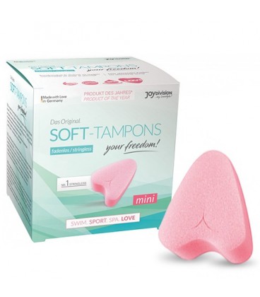 CAIXA COM 3 TAMPÕES SOFT-TAMPONS MINI