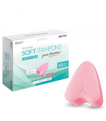 PACKAGE WITH 50 TAMPONS SOFT-TAMPONS MINI