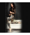 LEGGINGS CR-3456 BEGE E PRETAS