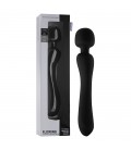 FLOWING RECHARGEABLE MASSAGER BLACK
