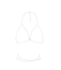 THE MAGNIFIQUE COLLECTION BODY CHAIN BRA BIJOUX INDISCRETS SILVER