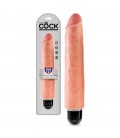 KING COCK VIBRATING STIFFY 10” REALISTIC VIBRATOR WHITE