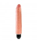 VIBRADOR REALÍSTICO KING COCK VIBRATING STIFFY 10” BRANCO