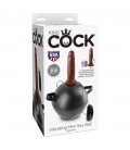 PELOTA INFLABLE CON DILDO MULATO VIBRATING MINI SEX BALL KING COCK