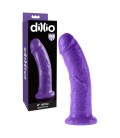 DILLIO 8” REALISTIC DILDO PURPLE