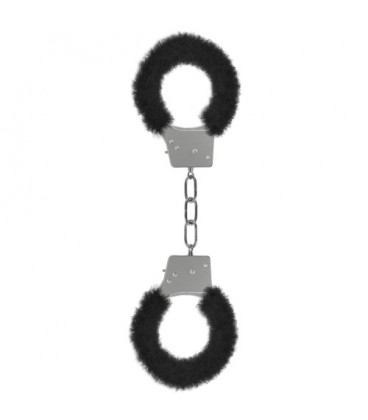 ESPOSAS CON PELUCHE BEGINNER'S FURRY HANDCUFFS NEGRAS