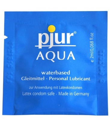 LUBRICANTE DE BASE ACUOSA PJUR AQUA 2ML